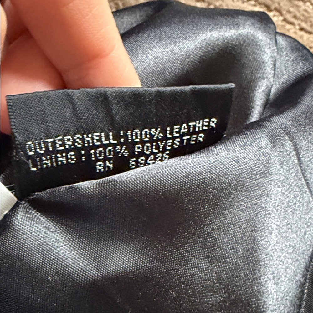 Wilsons Leather Black Straight Leg Pants - Picture 3 of 6